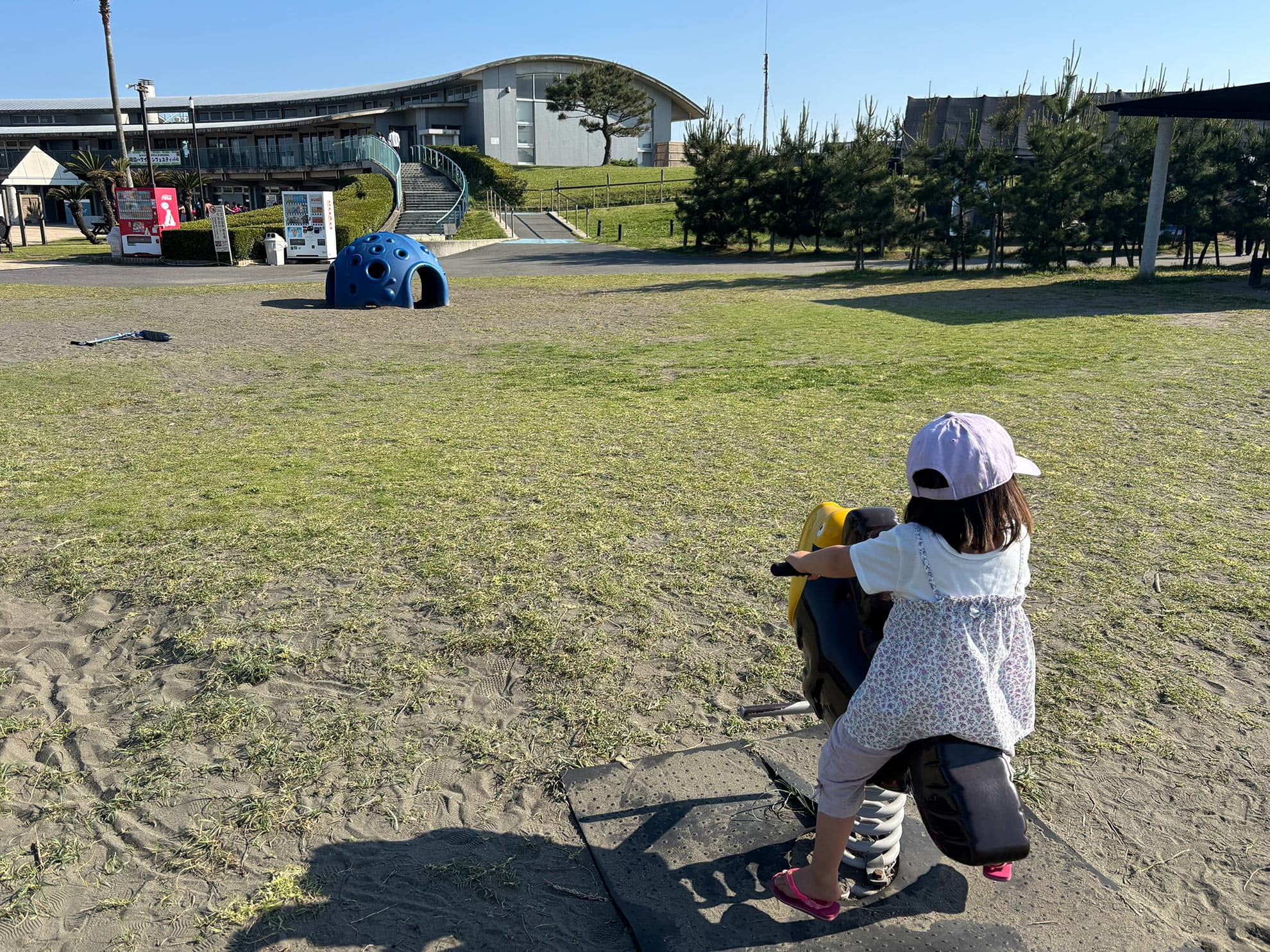 波音と潮風に包まれて。親子で楽しむ「県立湘南海岸公園」。